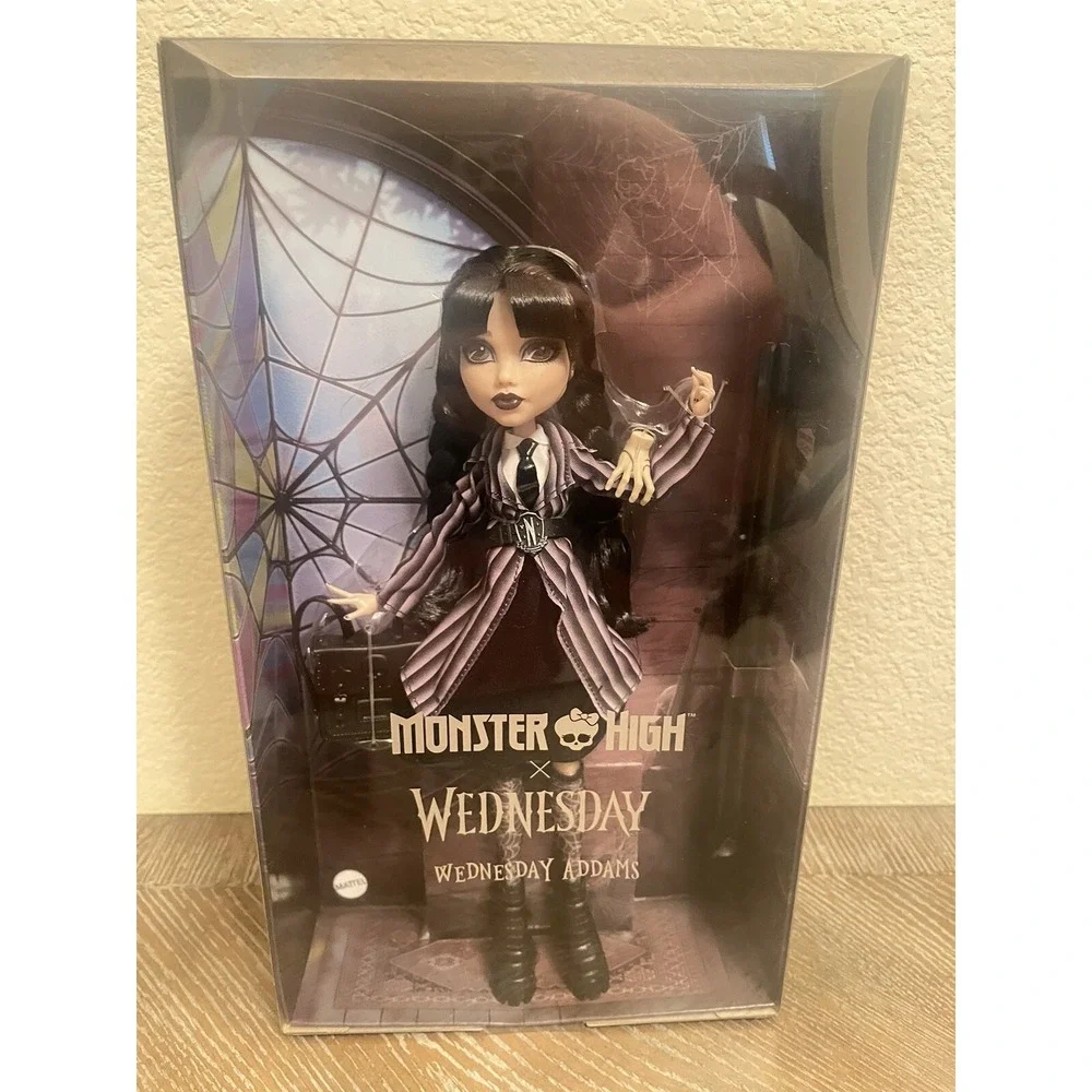WEDNESDAY ADDAMS MONSTER HIGH X WEDNESDAY DOLL Netflix In Hand Ships fast